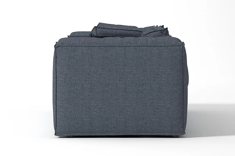 Oceanis Hörnmodul/armstödsmodul höger - Mörkgrå - Möbler - Vardagsrum - Soffor - Modulsoffor - Övriga moduler till modulsoffa