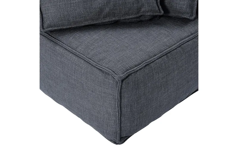 Oceanis Hörnmodul/armstödsmodul höger - Mörkgrå - Möbler - Vardagsrum - Soffor - Modulsoffor - Övriga moduler till modulsoffa