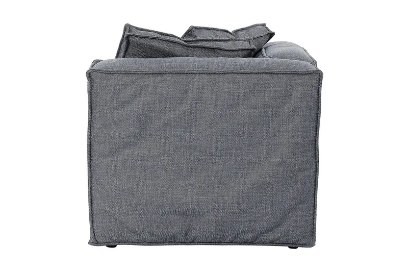 Oceanis Hörnmodul/armstödsmodul höger - Mörkgrå - Möbler - Vardagsrum - Soffor - Modulsoffor - Övriga moduler till modulsoffa