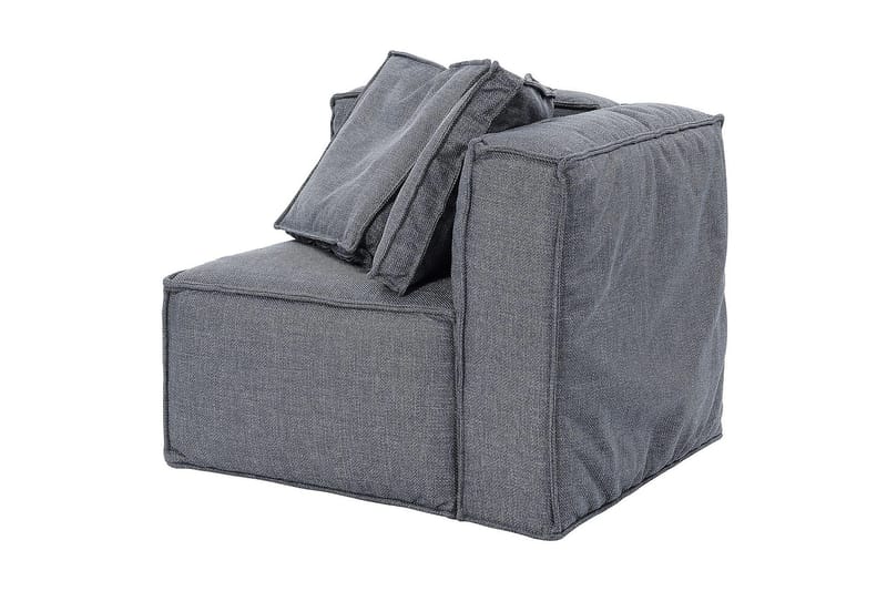 Oceanis Hörnmodul/armstödsmodul höger - Mörkgrå - Möbler - Vardagsrum - Soffor - Modulsoffor - Hörnmodul