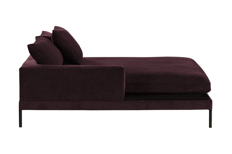 OSMINGTON Divanmodul 152 cm Vänster Mörkröd - Hörnmodul