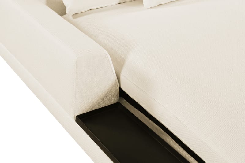 OSMINGTON Divanmodul 92,5 cm Vänster Vit - Möbler - Vardagsrum - Soffor - Modulsoffor - Hörnmodul