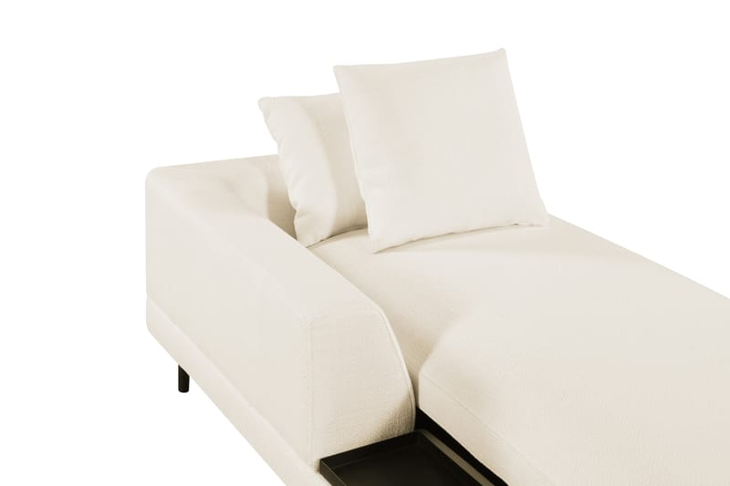 OSMINGTON Divanmodul 92,5 cm Vänster Vit - Möbler - Vardagsrum - Soffor - Modulsoffor - Hörnmodul