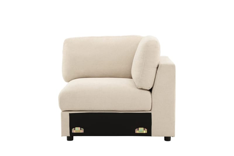 Hörnmodul Salerno i Tyg - Beige - Möbler - Vardagsrum - Soffor - Modulsoffor - Hörnmodul