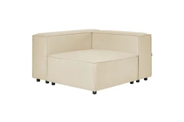 Hörnsoffa med fotpall Aprica - Möbler - Vardagsrum - Soffor - Modulsoffor - Komplett modulsoffa