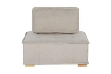 Hörnsoffa Tibro Beige/ljust trä - Beige/ljust trä - Möbler - Vardagsrum - Soffor - Modulsoffor - Komplett modulsoffa