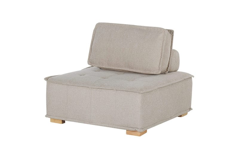 Hörnsoffa Tibro Beige/ljust trä - Beige/ljust trä - Möbler - Vardagsrum - Soffor - Modulsoffor - Komplett modulsoffa