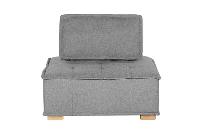Hörnsoffa Tibro Grå/ljust trä - Grå/ljust trä - Möbler - Vardagsrum - Soffor - Modulsoffor - Komplett modulsoffa