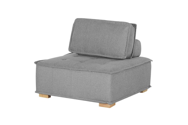 Hörnsoffa Tibro Grå/ljust trä - Grå/ljust trä - Möbler - Vardagsrum - Soffor - Modulsoffor - Komplett modulsoffa