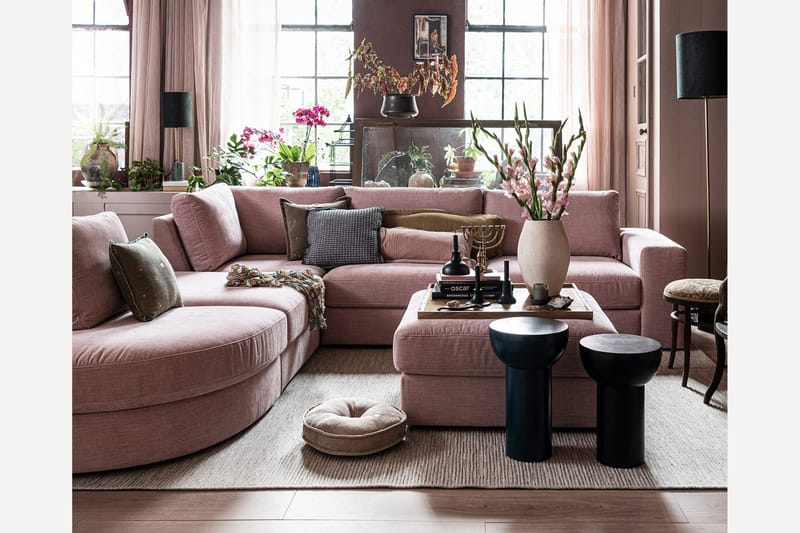 Kielstra Vänstermodul - Rosa - Möbler - Vardagsrum - Soffor - Modulsoffor - Hörnmodul
