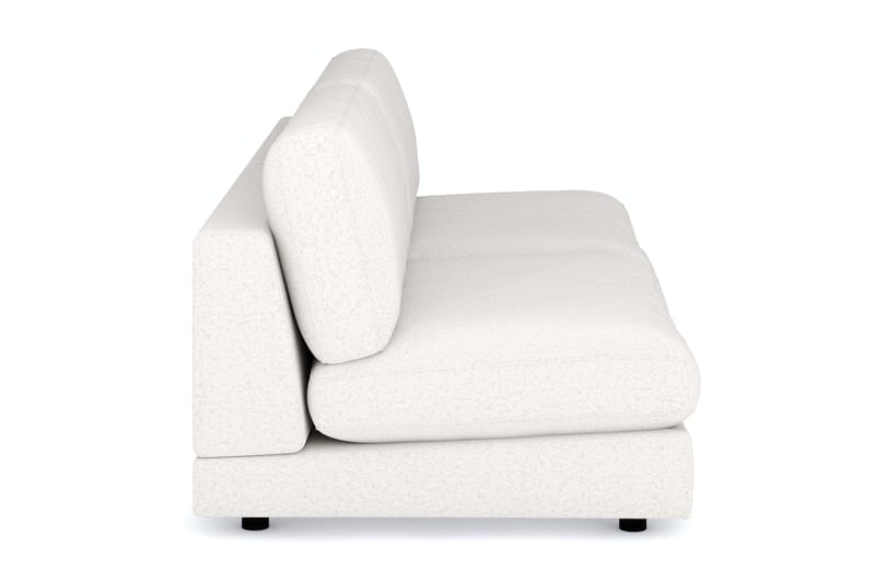 Arken 4-sits Modulsoffa i Bouclé - Vit - Möbler - Vardagsrum - Soffor - Modulsoffor - Komplett modulsoffa
