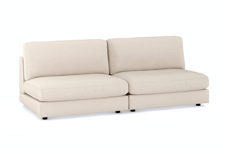 Arken 4-sits Modulsoffa i Manchester - Beige - Möbler - Vardagsrum - Soffor - Modulsoffor - Komplett modulsoffa