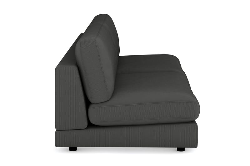Arken 4-sits Modulsoffa i Manchester - Mörkgrå - Möbler - Vardagsrum - Soffor - Modulsoffor - Komplett modulsoffa