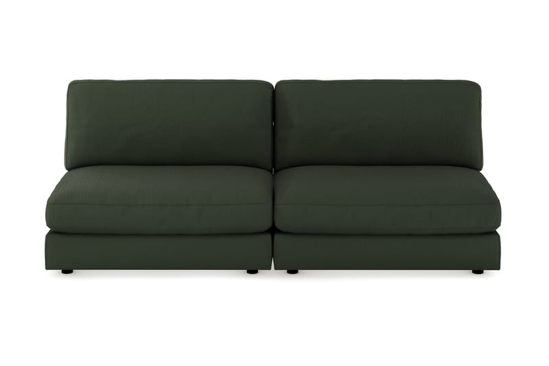 Arken 4-sits Modulsoffa i Manchester - Mörkgrön - Möbler - Vardagsrum - Soffor - Modulsoffor - Komplett modulsoffa