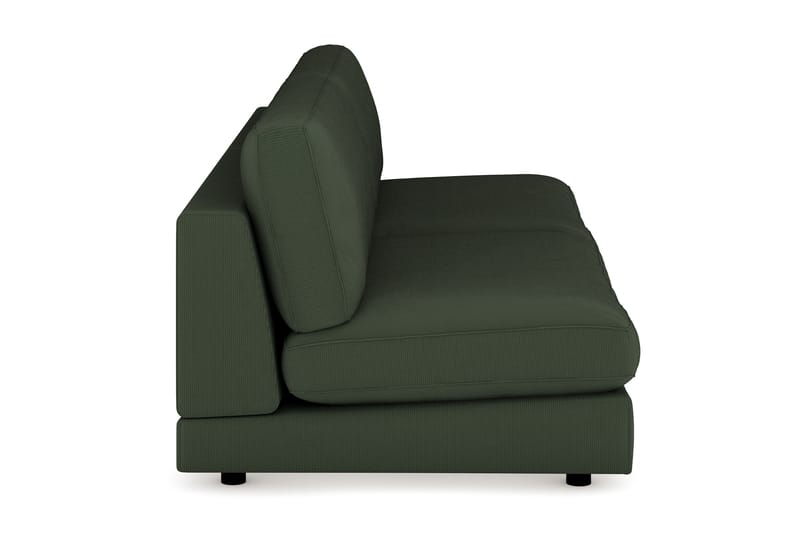 Arken 4-sits Modulsoffa i Manchester - Mörkgrön - Möbler - Vardagsrum - Soffor - Modulsoffor - Komplett modulsoffa