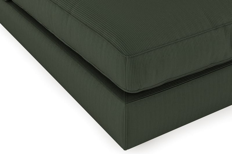 Arken 4-sits Modulsoffa i Manchester - Mörkgrön - Möbler - Vardagsrum - Soffor - Modulsoffor - Komplett modulsoffa