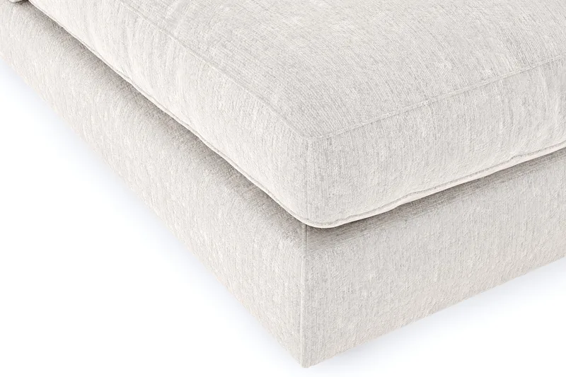 Arken 4-sits Modulsoffa i Sammet - Krämvit - Möbler - Vardagsrum - Soffor - Modulsoffor - Komplett modulsoffa