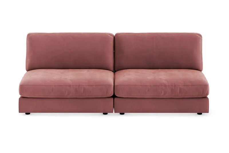 Arken 4-sits Modulsoffa i Sammet, Rosa