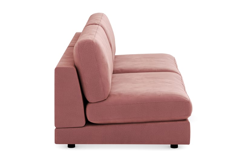Arken 4-sits Modulsoffa i Sammet - Rosa - Möbler - Vardagsrum - Soffor - Modulsoffor - Komplett modulsoffa