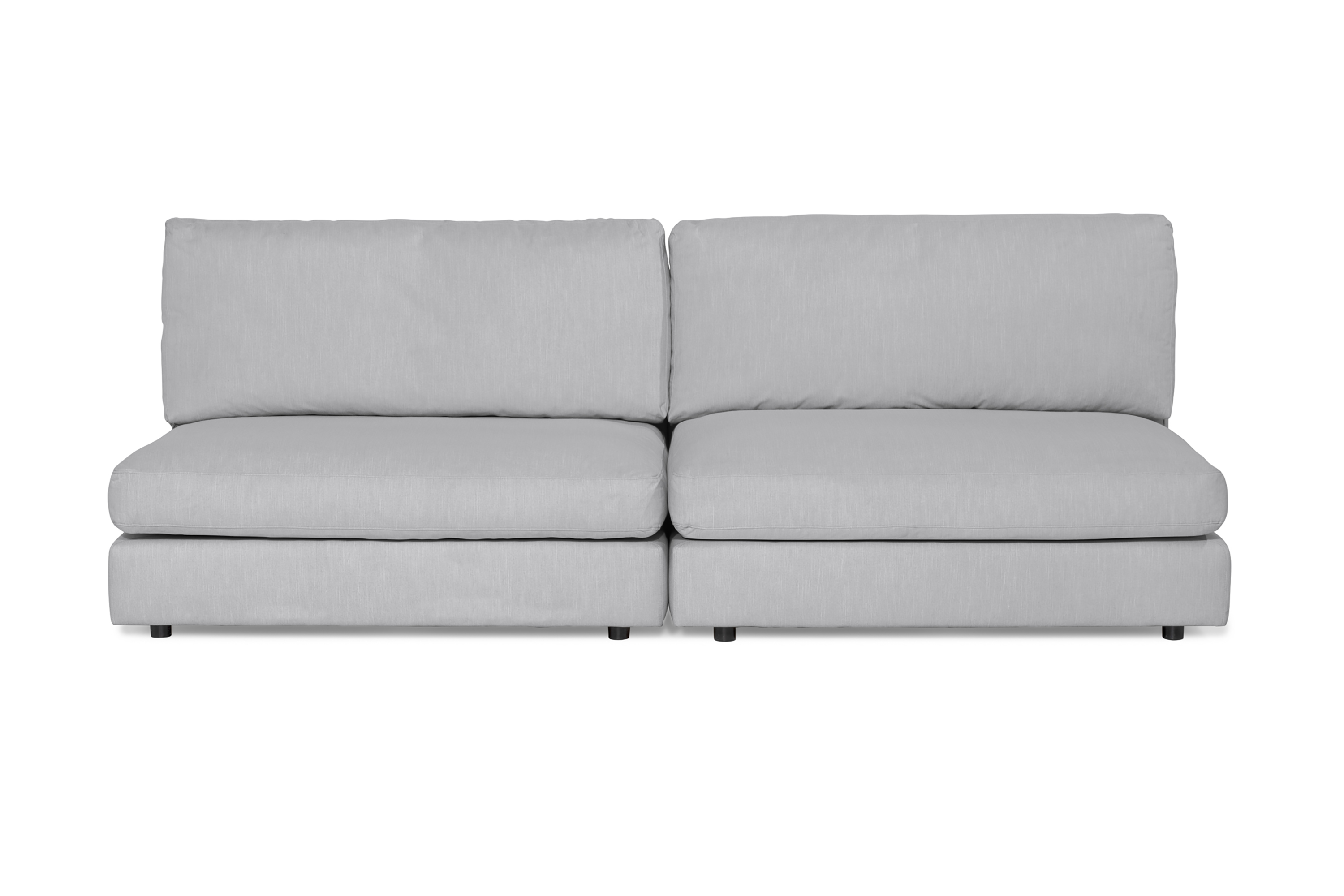 arken 4-sits modulsoffa i tyg - grå