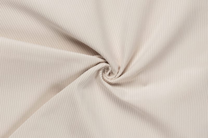 Arken 6-sits U-formad Modulsoffa + Fotpall i Manchester - Beige - Möbler - Vardagsrum - Soffor - Modulsoffor - Komplett modulsoffa