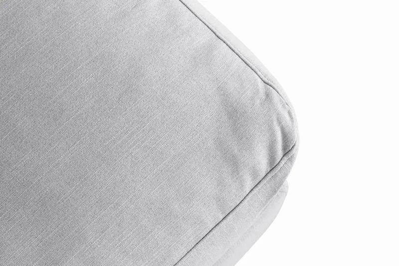 Arken 6-sits Vändbar L-formad Modulhörnsoffa med Divan + Fotpall i Tyg - Grå - Möbler - Vardagsrum - Soffor - Modulsoffor - Komplett modulsoffa