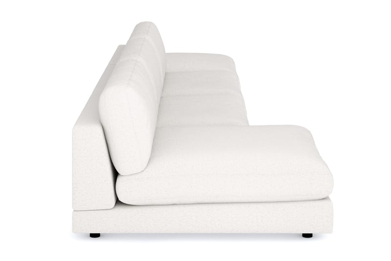 Arken 6-sits Vändbar U-formad Modulsoffa med Divan + Fotpall i Bouclé - Vit - Möbler - Vardagsrum - Soffor - Modulsoffor - Komplett modulsoffa