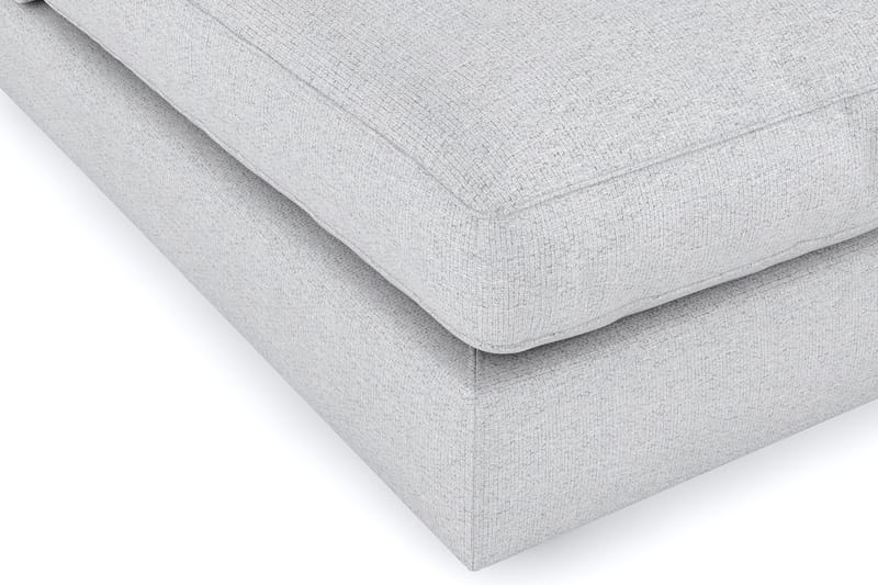 Arken 6-sits Vändbar U-formad Modulsoffa med Divan + Fotpall i Tyg - Ljusgrå - Möbler - Vardagsrum - Soffor - Modulsoffor - Komplett modulsoffa