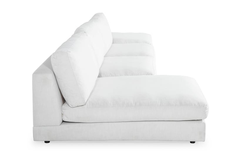 Arken 6-sits Vändbar U-formad Modulsoffa med Divan + Fotpall i Tyg - Ljusgrå - Möbler - Vardagsrum - Soffor - Modulsoffor - Komplett modulsoffa