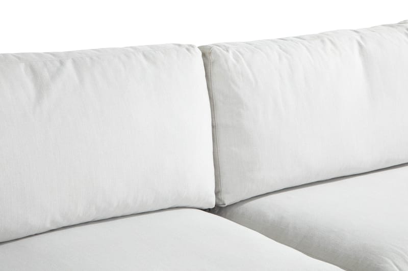 Arken 6-sits Vändbar U-formad Modulsoffa med Divan + Fotpall i Tyg - Ljusgrå - Möbler - Vardagsrum - Soffor - Modulsoffor - Komplett modulsoffa