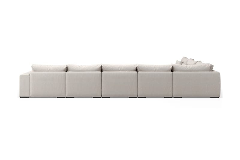 Dubai U-modulsoffa Large med Divan Höger Beige - Möbler - Vardagsrum - Soffor - Modulsoffor - Komplett modulsoffa
