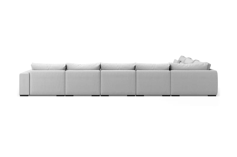 Dubai U-modulsoffa Large med Divan Höger Ljusgrå - Möbler - Vardagsrum - Soffor - Modulsoffor - Komplett modulsoffa