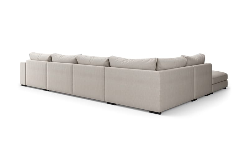 Dubai U-modulsoffa med Divan Höger Beige - Möbler - Vardagsrum - Soffor - Modulsoffor - Komplett modulsoffa