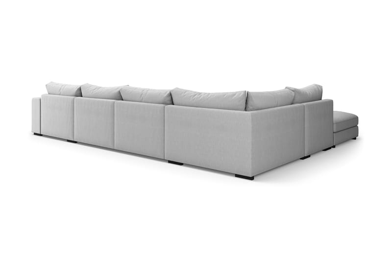 Dubai U-modulsoffa med Divan Höger Ljusgrå - Möbler - Vardagsrum - Soffor - Modulsoffor - Komplett modulsoffa