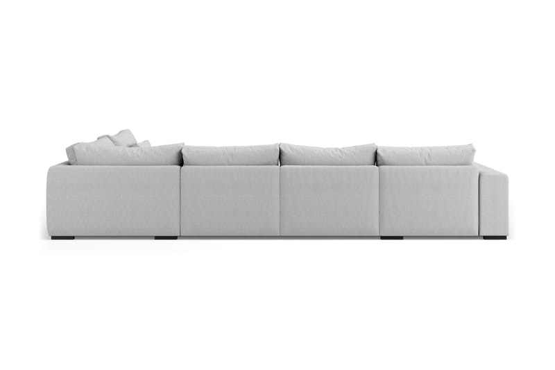 Dubai U-modulsoffa med Divan Vänster Ljusgrå - Möbler - Vardagsrum - Soffor - Modulsoffor - Komplett modulsoffa