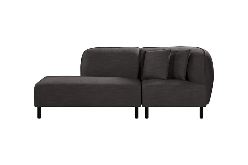 HARRIETVILLE 2-sits Modulsoffa med Schäslong Mörkgrå - Möbler - Vardagsrum - Soffor - Modulsoffor - Komplett modulsoffa