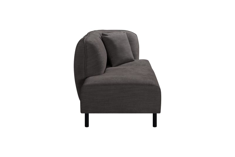 HARRIETVILLE 2-sits Modulsoffa med Schäslong Mörkgrå - Möbler - Vardagsrum - Soffor - Modulsoffor - Komplett modulsoffa