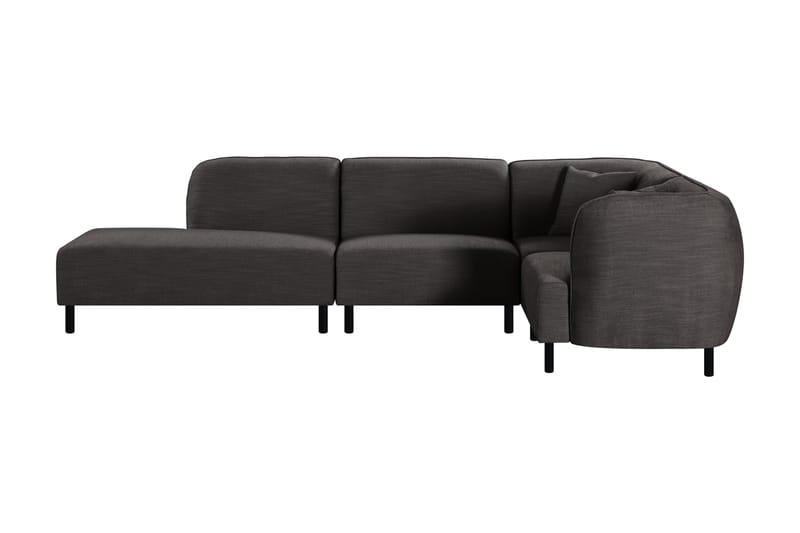 HARRIETVILLE 4-sits Modulsoffa med Schäslong Mörkgrå - Möbler - Vardagsrum - Soffor - Modulsoffor - Komplett modulsoffa