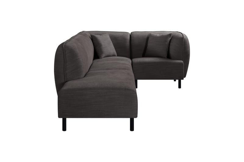 HARRIETVILLE 4-sits Modulsoffa med Schäslong Mörkgrå - Möbler - Vardagsrum - Soffor - Modulsoffor - Komplett modulsoffa