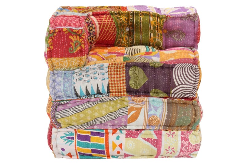 Modulsoffa hörn lappmönster tyg - Flerfärgad - Möbler - Vardagsrum - Soffor - Modulsoffor - Komplett modulsoffa