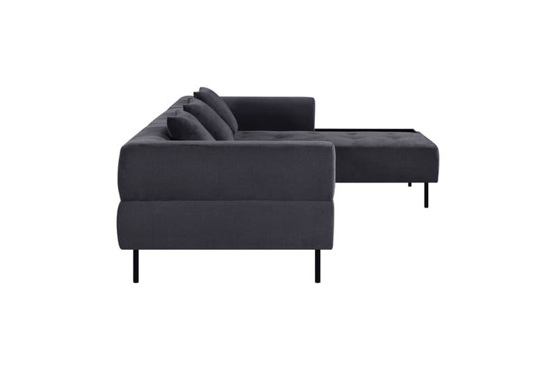YELVERTON 3-sits Modulsoffa Divan Höger Blå - Möbler - Vardagsrum - Soffor - Modulsoffor - Komplett modulsoffa