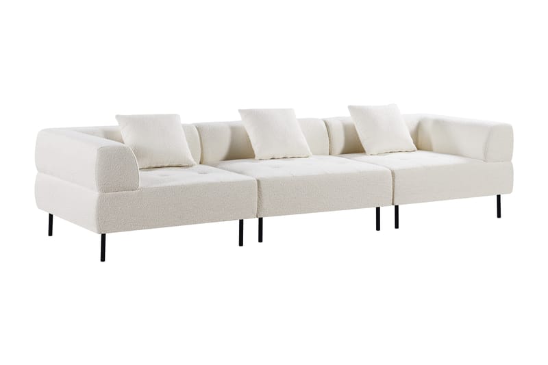 YELVERTON 3-sits Modulsoffa Vit - Komplett modulsoffa