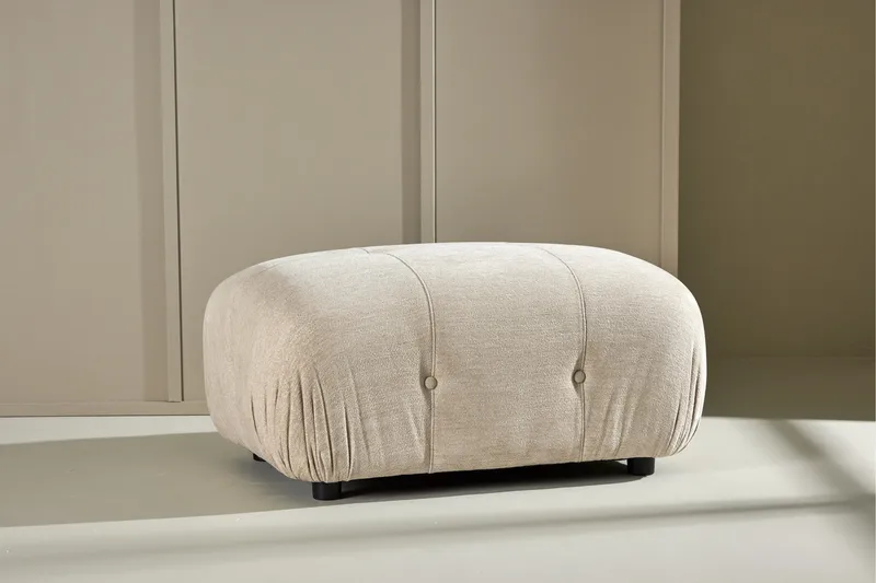 Mika Fotpallsmodul 94 cm - Beige - Möbler - Vardagsrum - Soffor - Modulsoffor - Övriga moduler till modulsoffa