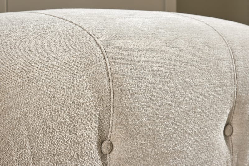 Mika Fotpallsmodul 94 cm - Beige - Möbler - Vardagsrum - Soffor - Modulsoffor - Övriga moduler till modulsoffa