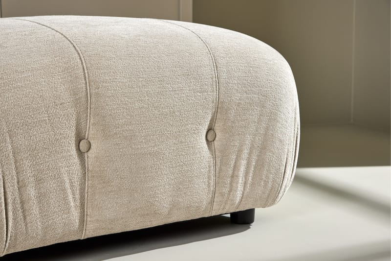 Mika Fotpallsmodul 94 cm - Beige - Möbler - Vardagsrum - Soffor - Modulsoffor - Övriga moduler till modulsoffa