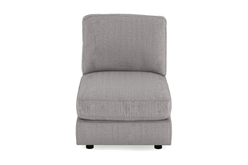 Arken 1-sits Mittmodul i Manchester 70 cm bred - Mörkgrå - Möbler - Vardagsrum - Soffor - Modulsoffor - Mittmodul