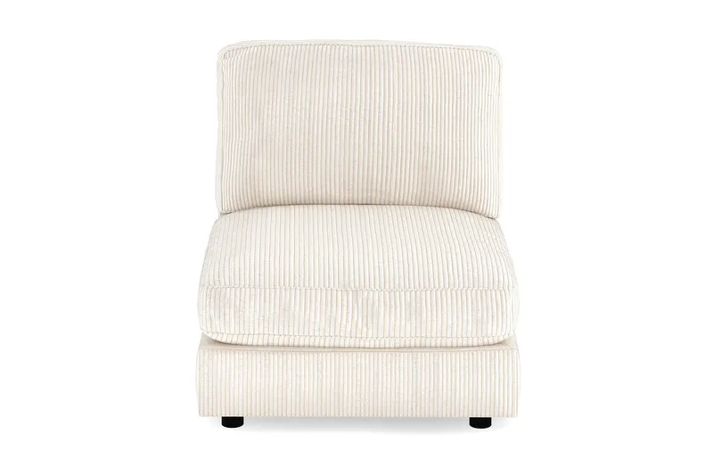 Arken 1-sits Mittmodul i Manchester 90 cm bred - Beige - Möbler - Vardagsrum - Soffor - Modulsoffor - Mittmodul