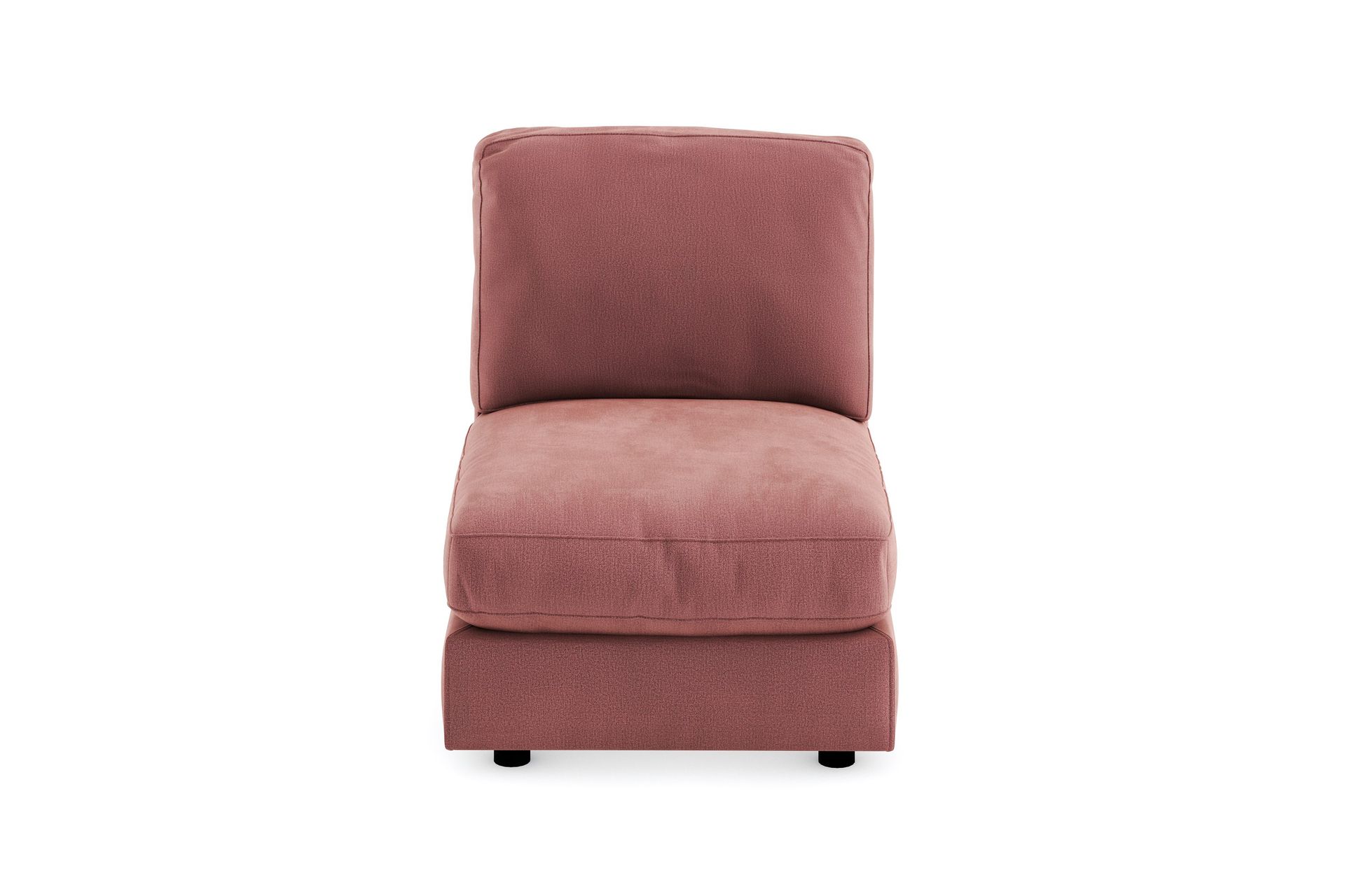 arken 1-sits mittmodul i sammet 70 cm bred - rosa