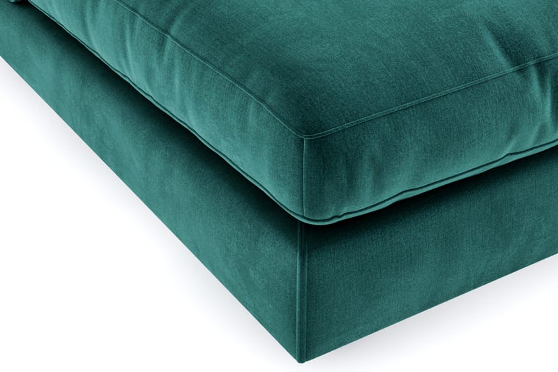 Arken 1-sits Mittmodul i Sammet 90 cm bred - Grön - Möbler - Vardagsrum - Soffor - Modulsoffor - Mittmodul