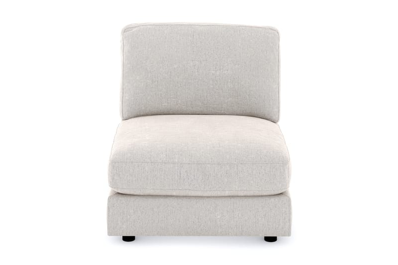 Arken 1-sits Mittmodul i Sammet 90 cm bred - Krämvit - Möbler - Vardagsrum - Soffor - Modulsoffor - Mittmodul